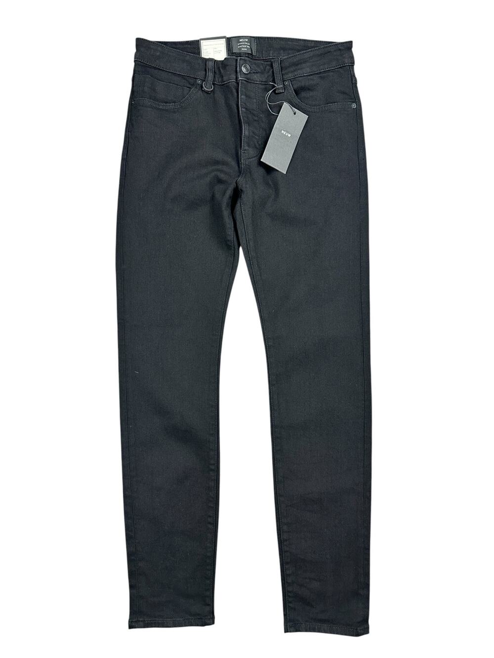 Neuw Iggy Skinny Stretch Perfecto Jeans Black NWT — Size 31x32